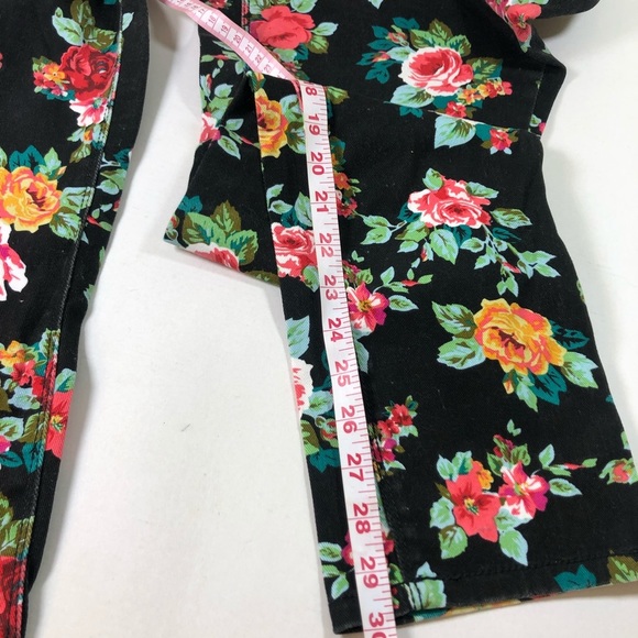 Women Vanilla Star Jeans Floral skinnies, 4 - Picture 8 of 8